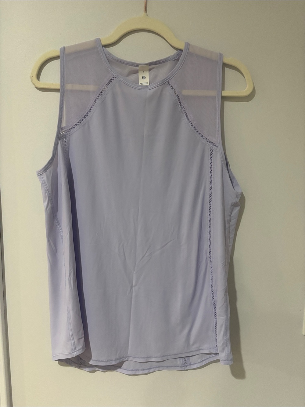 lululemon athletica Lavender Mesh-Detail Athletic Tank